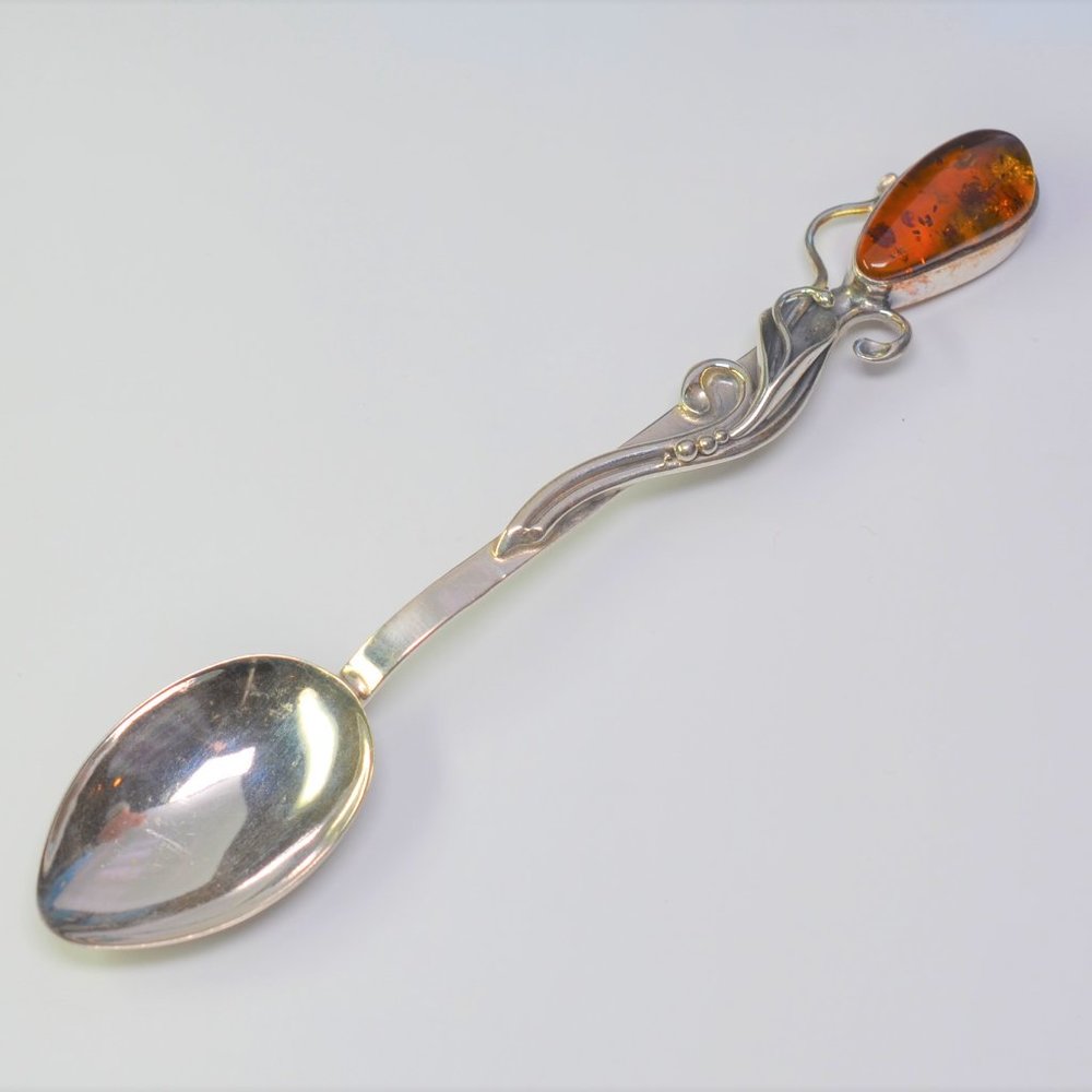 Baltic Amber 925SS Spoon
